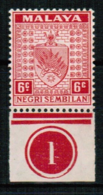 Image of Malayan States ~ Negri Sembilan SG 27a LMM British Commonwealth Stamp